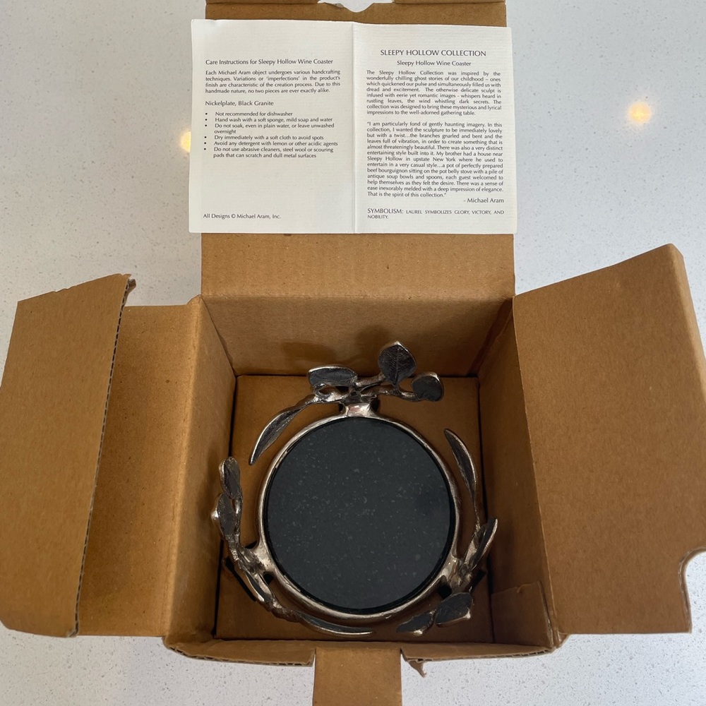 Michael Aram Wine Coaster